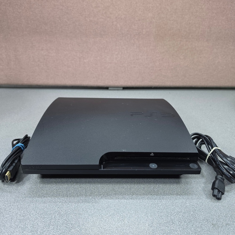 Sony PlayStation 3 Slim Console CECH-3001A Excellent HDMI Power Cables Works